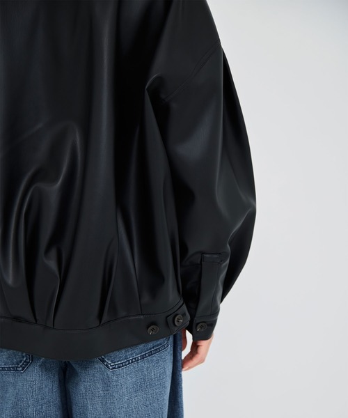 VACHEMENT Gジャン風ブルゾン VACHEMENT ブルゾン アウター 「VACHEMENT/ヴァシュモン」ECO レザーG