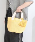 トートバッグ タッセル使いがアクセント ジュー...の詳細画像5