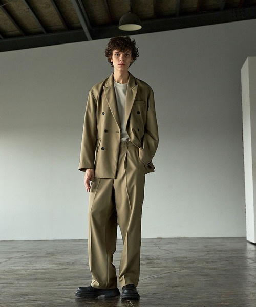 EMMA CLOTHES（エマクローズ） セットアップ L カーキ メンズ