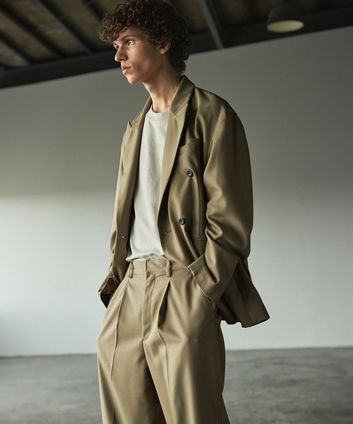 EMMA CLOTHES（エマクローズ） セットアップ L カーキ メンズ
