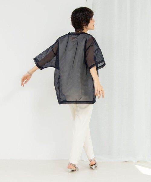 「Rie Miller」 半袖Tシャツ 38 ホワイト レディース_画像7
