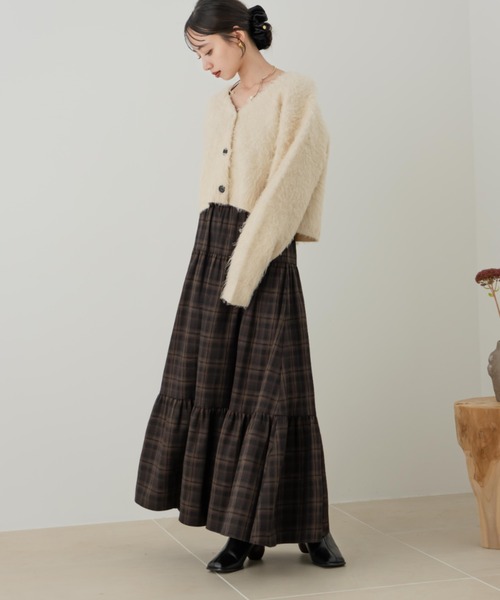 「hinari」 ロングスカート X-SMALL ブラック レディース_画像6