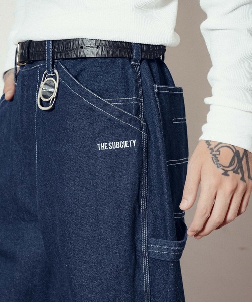 Subciety（サブサエティ） デニムパンツ X-LARGE ブラック メンズ