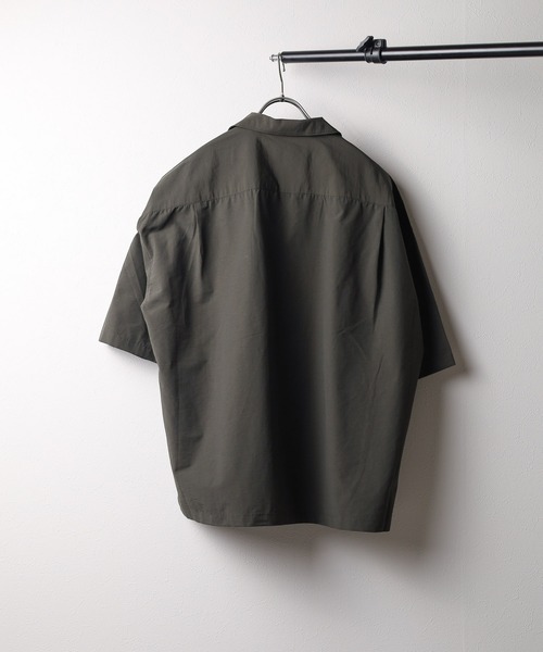 「FRANKLIN & MARSHALL」 半袖シャツ MEDIUM ブラック レディース_画像3
