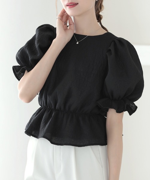 「MERAKI」 7分袖ブラウス M ピンク レディース_画像8