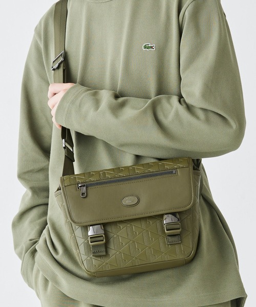 LACOSTE（ラコステ） ショルダーバッグ FREE モスグリーン メンズ