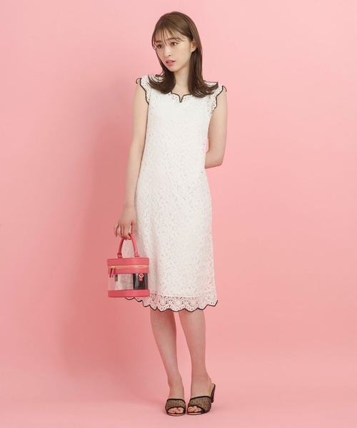 「WILLSELECTION」 ノースリーブワンピース MEDIUM ホワイト レディース_画像5
