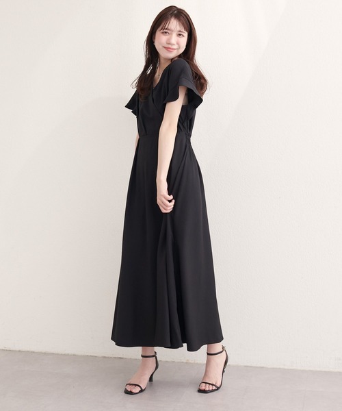 natural couture ワンピース 「sherbet line」接触冷感カシュクール