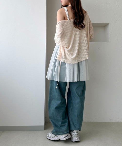 「apres jour clair」 ノースリーブチュニック フリー オフホワイト レディース_画像8