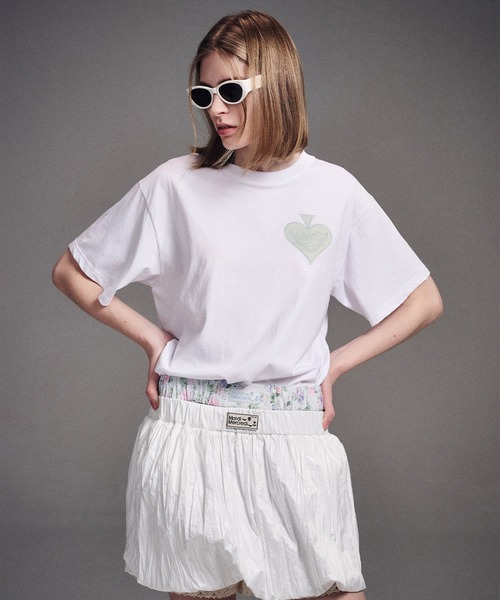 「Mardi Mercredi」 半袖Tシャツ FREE ホワイト レディース_画像6