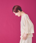 tシャツ シアーベロア2WAY6分袖プルオーバ...の詳細画像3