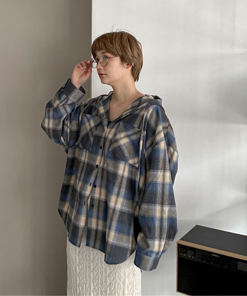 「PILIT」 長袖シャツ MEDIUM ブルー レディース_画像8