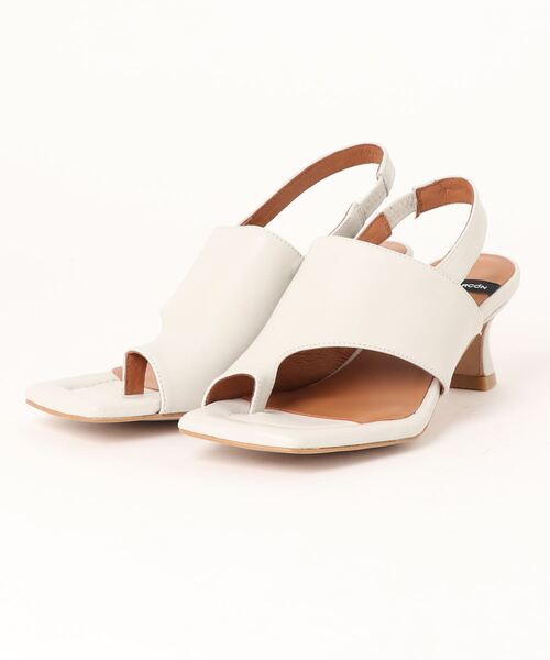 「INTER-CHAUSSURES」 「ANGEL ALARCON」ヒールサンダル 37 ブラック レディース_画像4