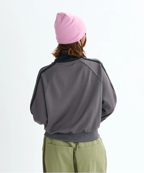 「ROXY」 ジャージブルゾン MEDIUM チャコールグレー レディース_画像5