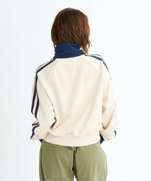 「ROXY」 ジャージブルゾン MEDIUM チャコールグレー レディース_画像6