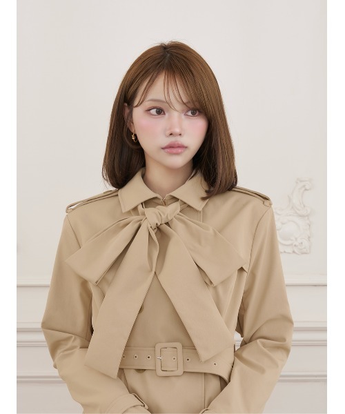 Darich（ダーリッチ） トレンチコート コート ネックリボントレンチ