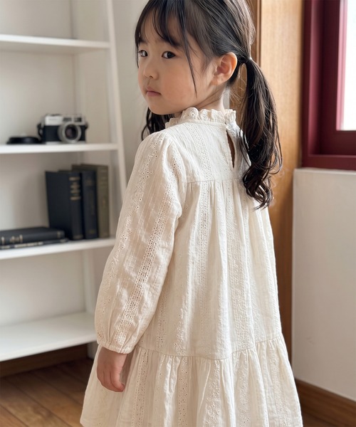 aimoha（アイモハ） ワンピース 「aimoha KIDS」レース刺繍フリル