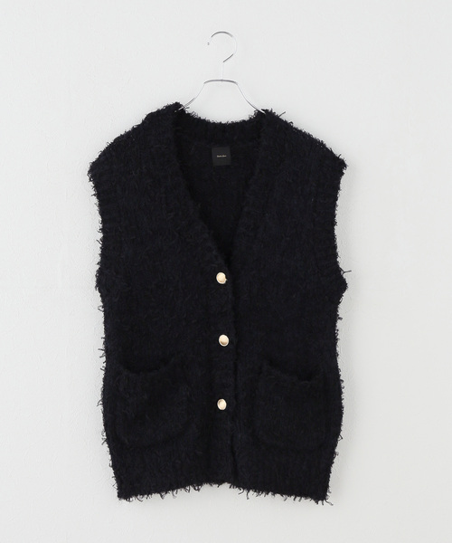 spick&span ニットベスト Spick＆Span（スピック アンド スパン） ニット セーター チュール
