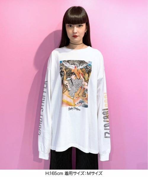 Kozue Akimoto×Candy Stripper Tシャツ Candy Stripper tシャツ Tシャツ //Kozue Akimoto×Candy