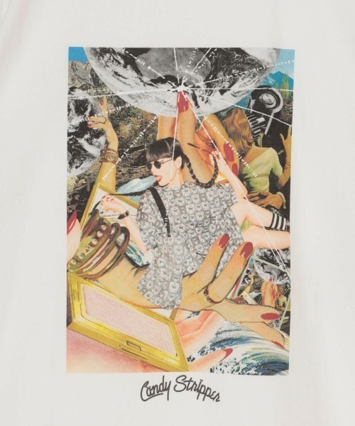 Candy Stripper（キャンディーストリッパー） tシャツ Tシャツ //Kozue