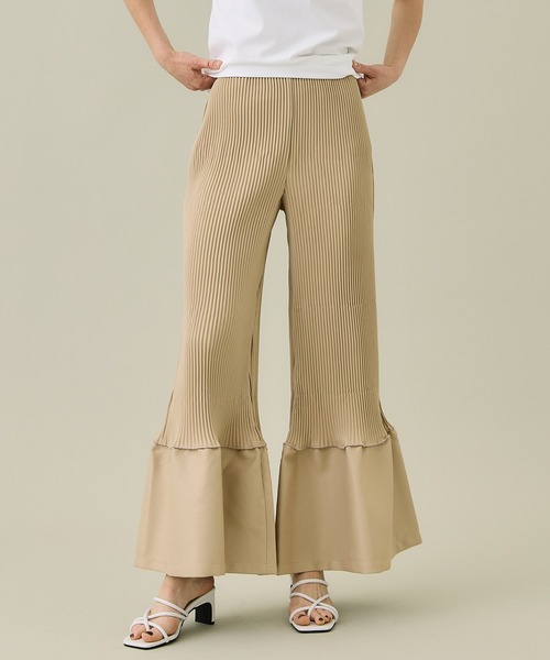 kotohayokozawa パンツ 【kotohayokozawa(コトハヨコザワ)】プリーツ  