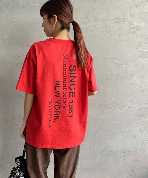 Tシャツ Tシャツ Manhattan Portage マンハッタンポーテージ 別注 ブランドロゴ バックプリントtシャツ Zozotown Yahoo 店 通販 Yahoo ショッピング