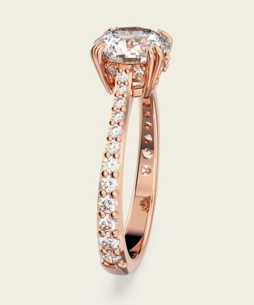 スワロフスキー指輪 ラウンドカット, パヴェ, ホワイト SWAROVSKI 指輪 リング 「公式」「スワロフスキー」Stilla