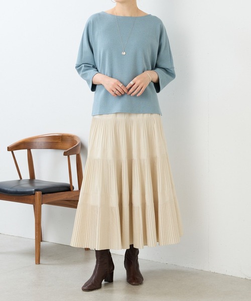 BEARDSLEY（ビアズリー） ロング スカート プリーツティアードスカート
