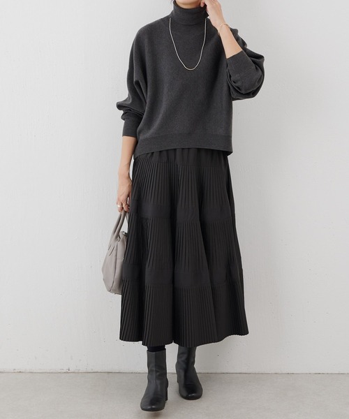 BEARDSLEY（ビアズリー） ロング スカート プリーツティアードスカート