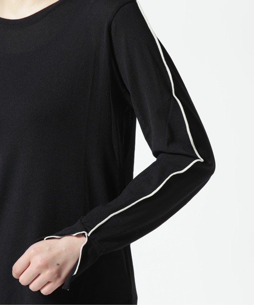 tシャツ DROIT BELLO(ドロイトベロ) シアーメローロングTシャツ レディース DROIT BELLO tシャツ BELLO(ドロイトベロ) シアーメローロングT