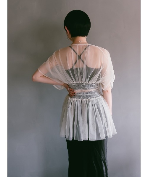 sahara トップス Gather Tulle Top : ZOZOTOWN Yahoo!店 - 通販  