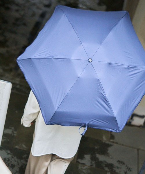 kiu×ELNEST umbrella 傘　折りたたみ KiU 折りたたみ傘 つゆ先がない安全傘 アメニモマケズ，ハレ
