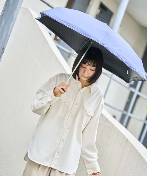 KiU 折りたたみ傘 つゆ先がない安全傘 アメニモマケズ，ハレ