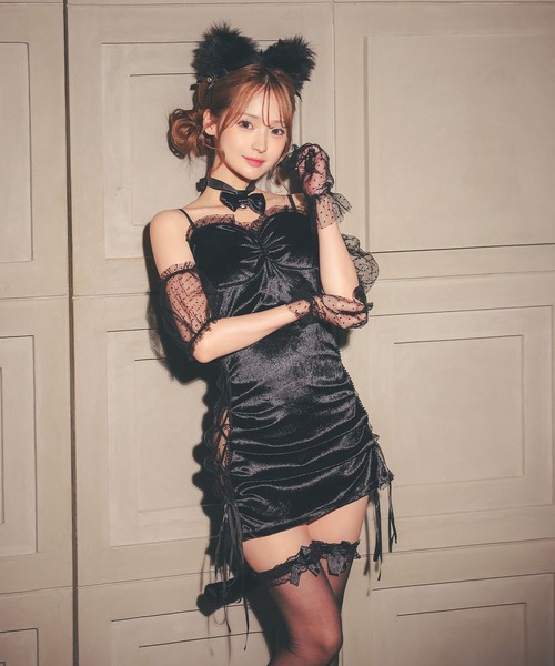 Tika（ティカ） コスプレ コスプレ セクシー ネコ アニマル 黒猫