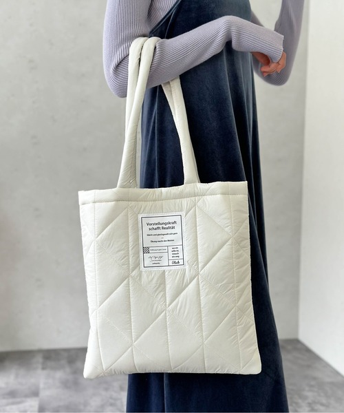 Per sist ence トートバッグ パデッドキルトトート レディース