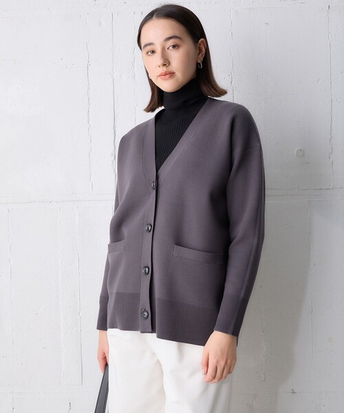 UNFILO（アンフィーロ） カーディガン スポンジニット カーディガン