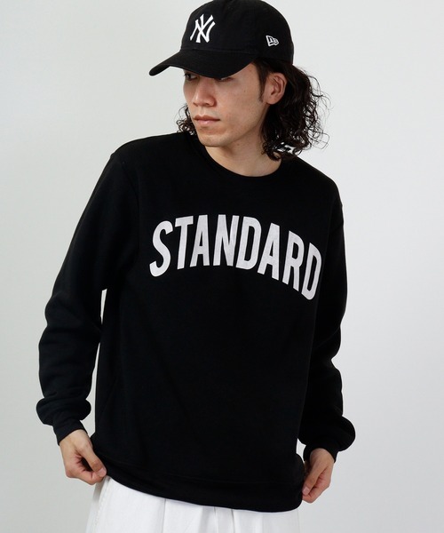 Ace（エース） トレーナー スウェット 袖リブプリント トレーナー