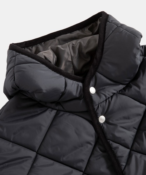 ぽろん LAVENHAM コート ジャケット BIG QUILT LONGLINE BRUNDON MENS