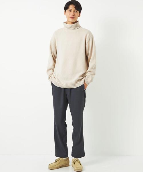 green label relaxing（グリーンレーベルリラクシング） ニット ヤク