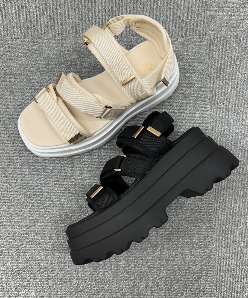 まるるさん専用　【箱付】ほぼ未使用⭐︎ジルサンダーベルト 日本製厚底2wayベルトサボサンダル（サンダル）｜Fashion Letter