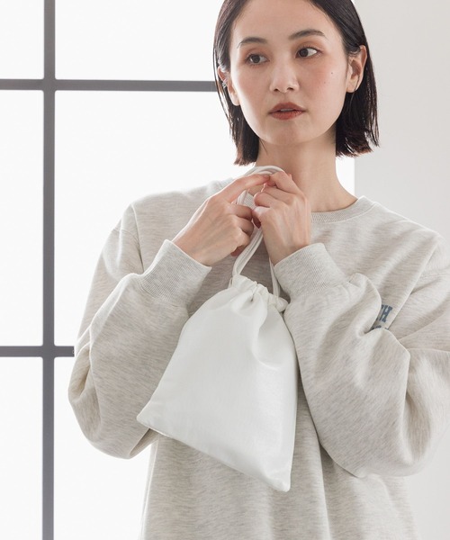 LAKOLE（ラコレ） ショルダーバッグ バッグ 2WAYクラック巾着