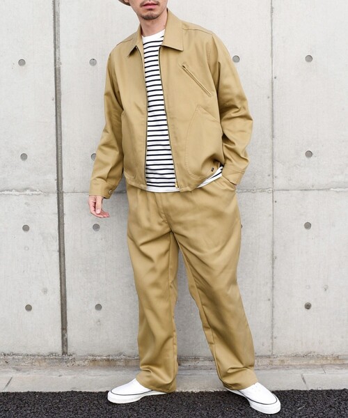 maitresse ベージュ ミリタリージャケット SHIPS ミリタリージャケットセットアップ