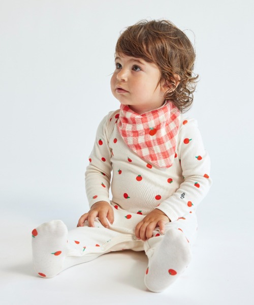 BOBO CHOSES 出産祝い Baby Tomato overall and Vichy