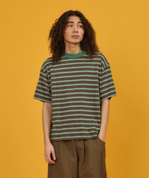 WALLA WALLA SPORT（ワラワラスポーツ） tシャツ S/S STRIPE TEE