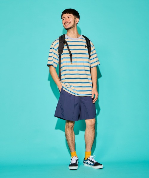 WALLA SPORT tシャツ S/S STRIPE TEE / ショートスリーブ