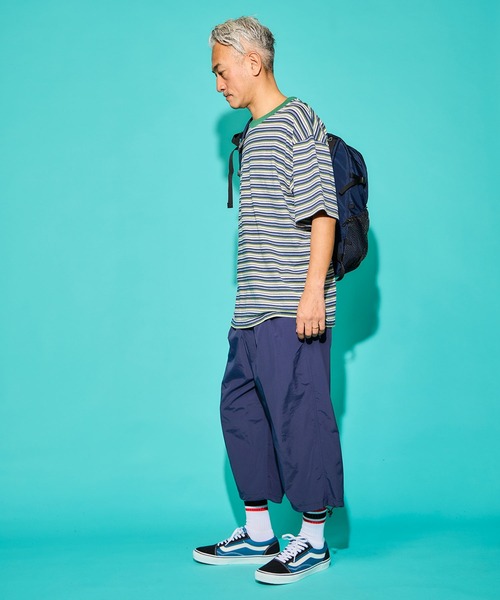 Tシャツ・カットソー ROLAROLA STRIPE HALF SLEEVE T-SHIRT 4BUK186 Striped T-shirt in ribbed fabric - Black | SCAYLE