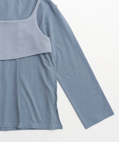 MAISON SPECIAL tシャツ Bustier Combination Big Size T-shirt