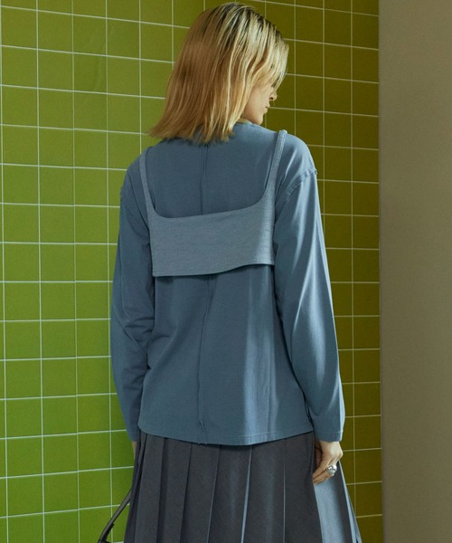 MAISON SPECIAL tシャツ Bustier Combination Big Size T-shirt