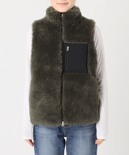 Spick＆Span ベスト ジレ TICCA / ティッカ WOOLファーベスト 