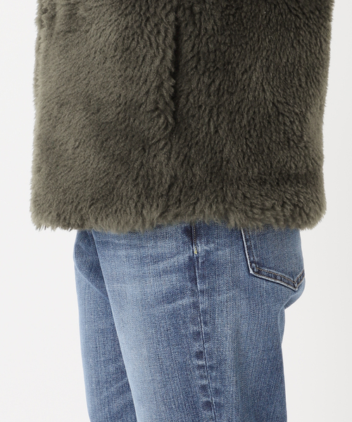 Spick＆Span ベスト ジレ TICCA / ティッカ WOOLファーベスト 